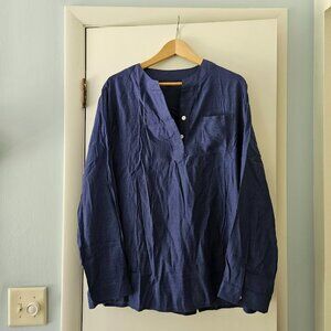 Cotton/polyester blouse